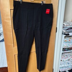 NWT SPANX Sleek Black Dress Pants